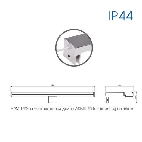 ARMI LED 8W CH IP44