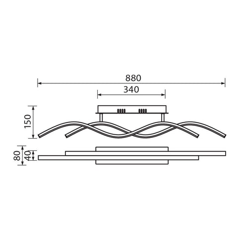 SOLUT LED 27W BK CCT