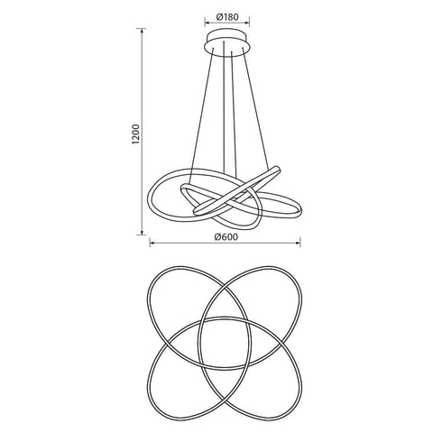 MAREA LED 60W CH CCT