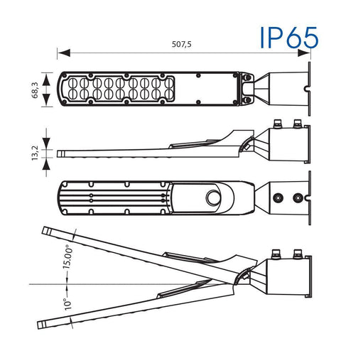 STRADA LED 50W 6400K