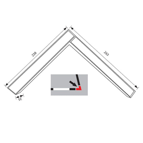 LUGANO LED 24W WW-3000K