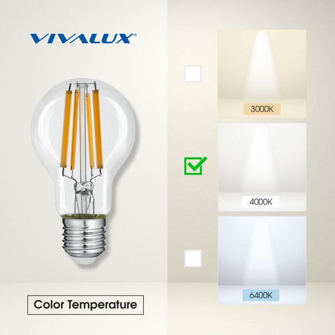 AF60 LED 11W E27 CL 4000K FLICK LED PREMIUM