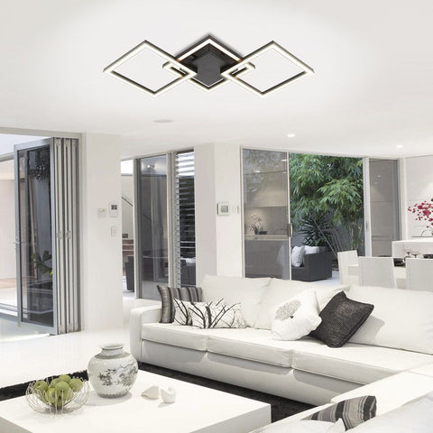 SONOMA SQ3 LED 24W BK CL