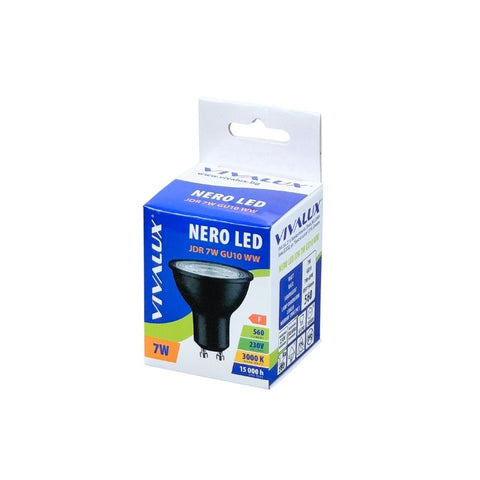 NERO LED JDR 7W GU10 WW-3000K