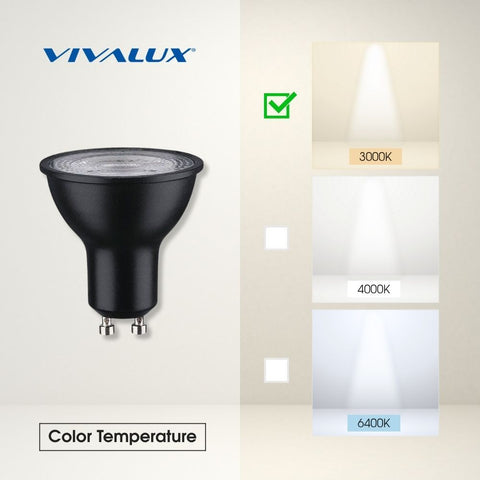 NERO LED JDR 7W GU10 WW-3000K