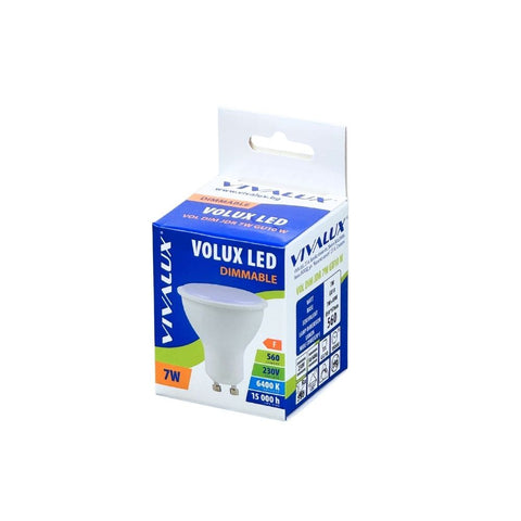 VOL DIM JDR 7W GU10 W 6400K VOLUX LED
