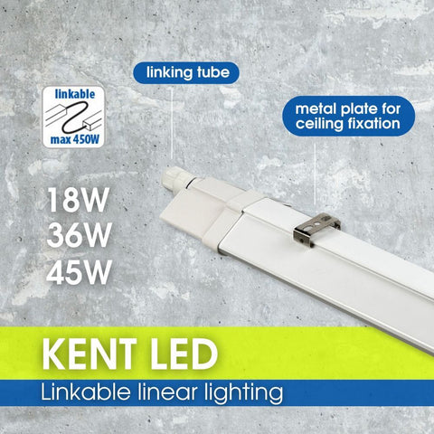 KENT LED 36W 1200mm 4000K