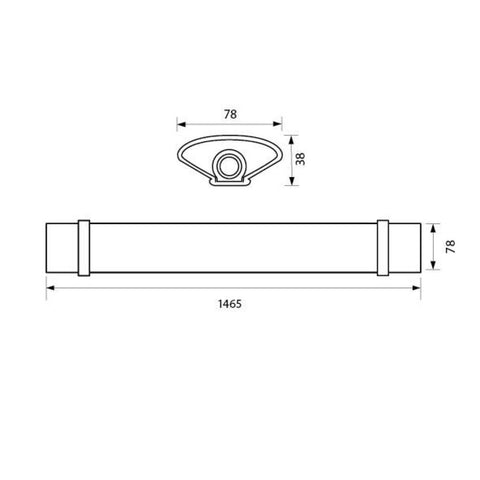 KENT LED 45W 1500mm 4000K