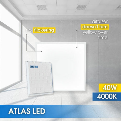 ATLAS LED 40W CL-4000K 10 PCS SET