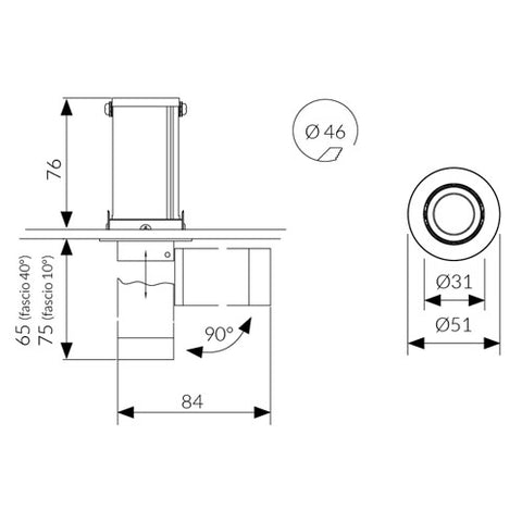 TERES MICRO ZOOM RECESSED
